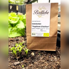 "Ringelblume & Basilikum" Samenbomben mit Bio Saatgut