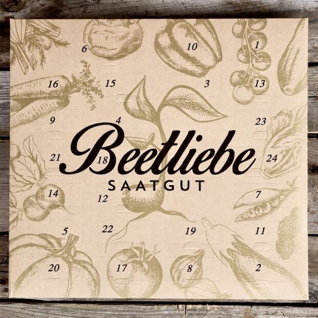 BIO Gemüsesamen Adventskalender 2025 (inkl. alter Sorten)