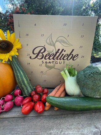 BIO-Saatgut Adventskalender Vorjahr Garten Gemüse Blumen