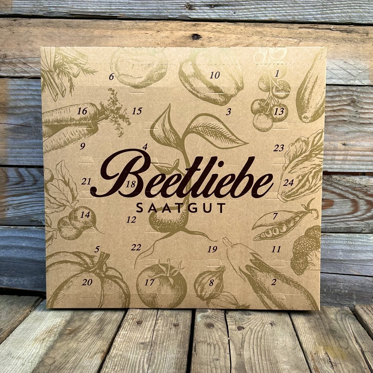 BIO Gemüsesamen Adventskalender 2025 (inkl. alter Sorten)