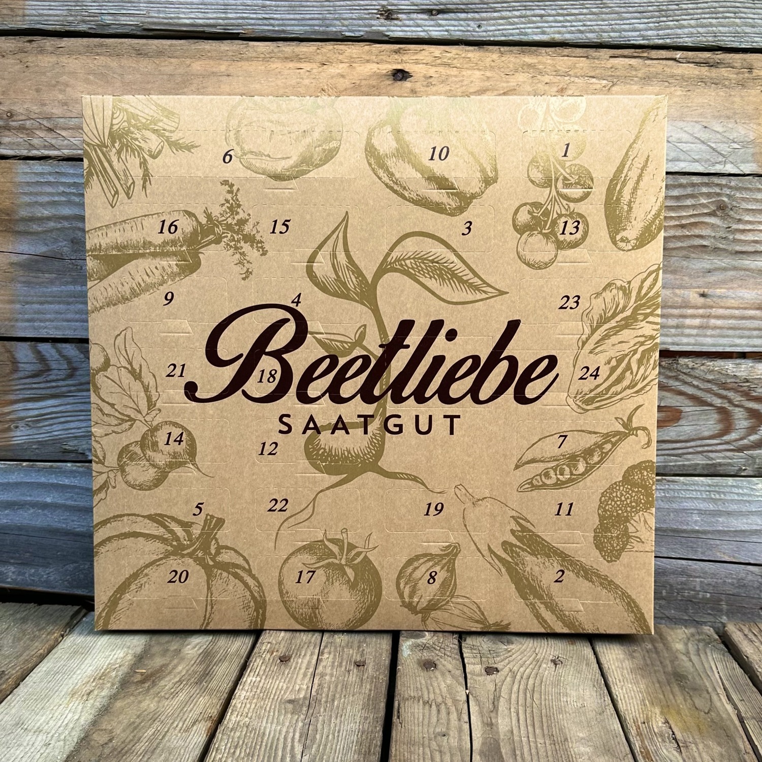 Gemsesamen Adventskalender 2025 kaufen  100% BIO | Beetliebe