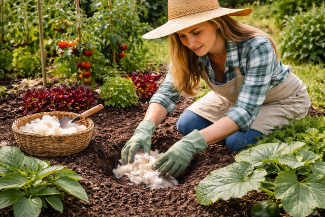 Schafwolle D&uuml;nger Stickstoff nat&uuml;rlich f&uuml;r den Garten