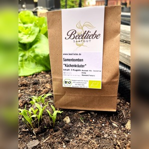"Küchenkräuter" Samenbomben mit Bio Saatgut
