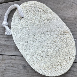 Luffa Schwamm Peeling Pad - plastikfreier Naturschwamm 1 Stck.