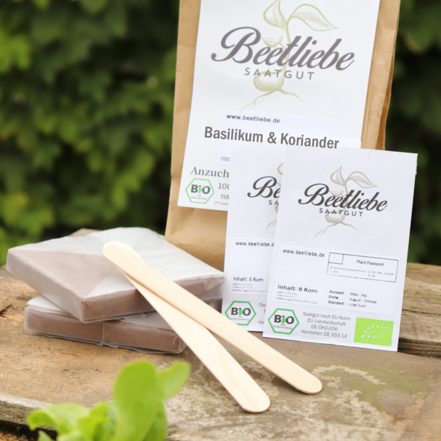Anzucht-Set "Basilikum & Koriander" [4007, 400]