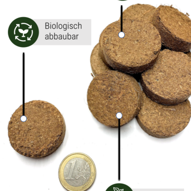 Anzuchtschalen Set [Kunststoff] & Pikierstab aus Holz