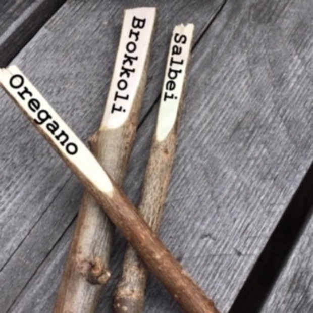 Pflanzenschilder zum Beschriften