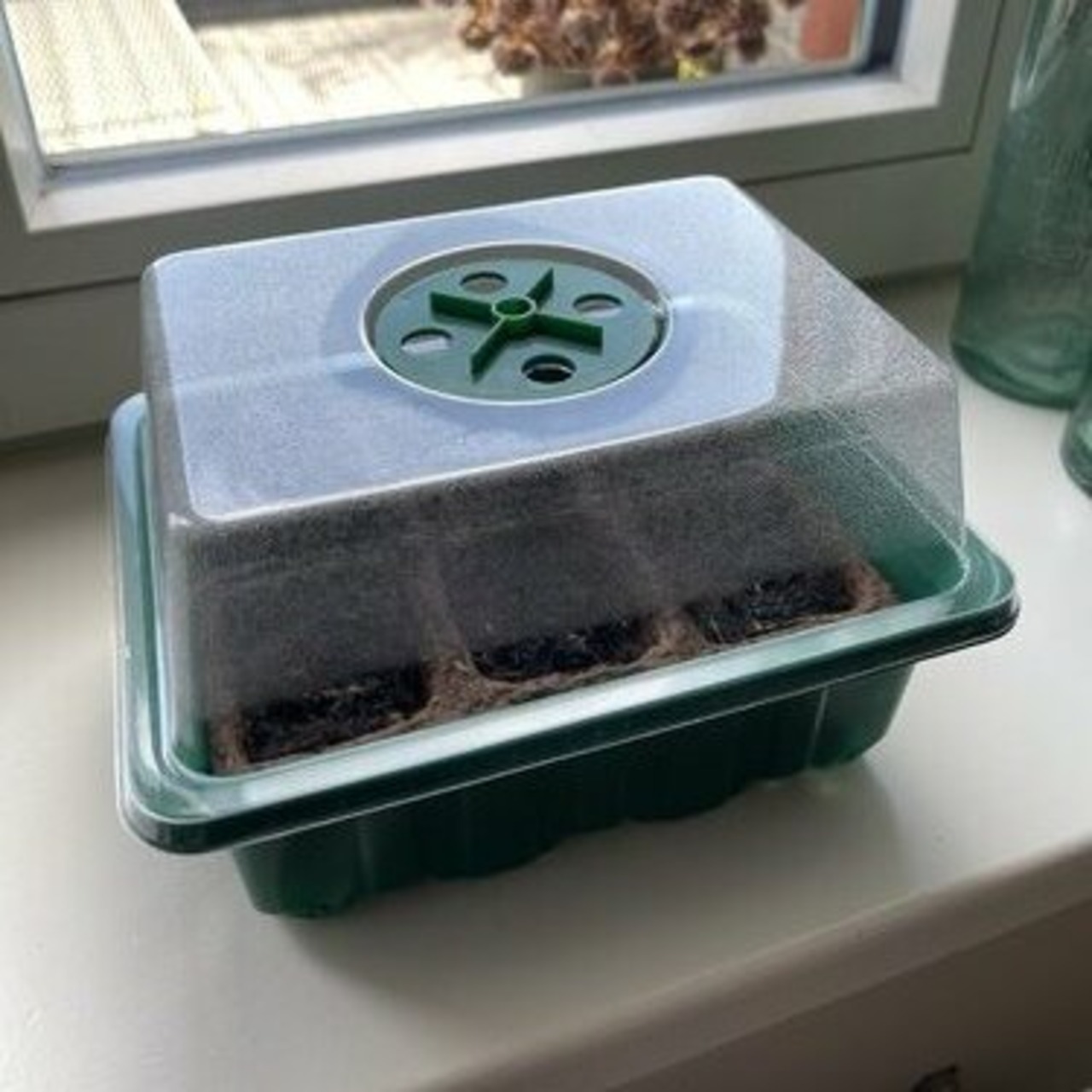 Anzuchtschale mit Deckel (Kunststoff)