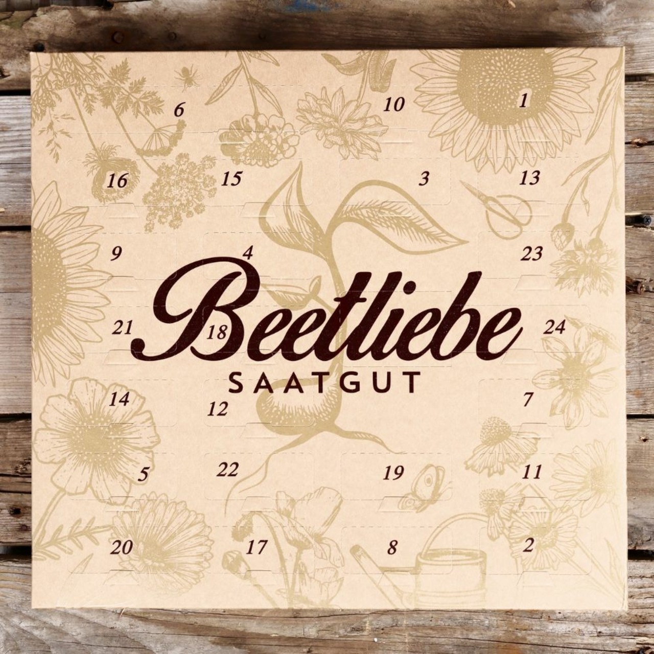 BIO Blumensamen Adventskalender 2025 (inkl. alter Sorten)