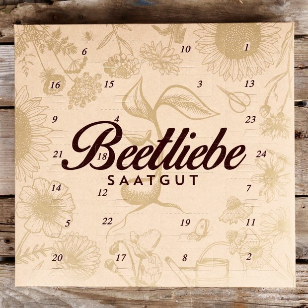 BIO Blumensamen Adventskalender 2025 (inkl. alter Sorten)
