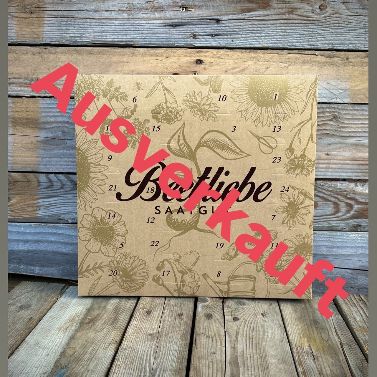 BIO Blumensamen Adventskalender 2025 (inkl. alter Sorten)