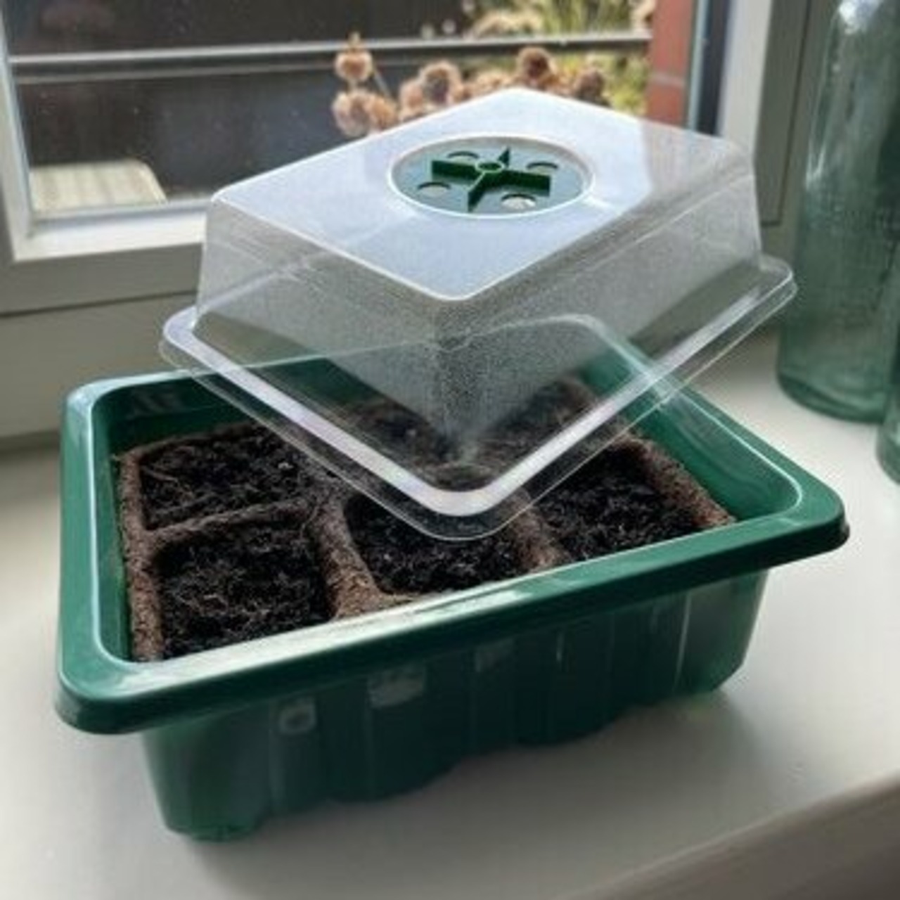 Anzuchtschale mit Deckel (Kunststoff)