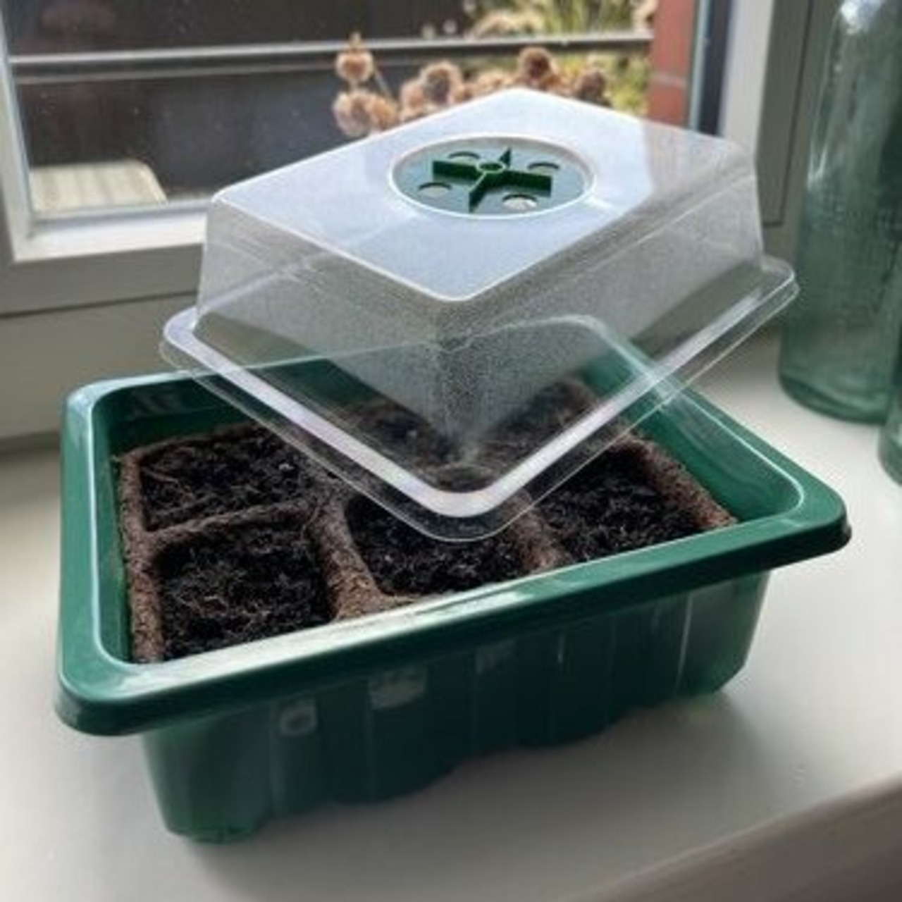 Anzuchtschale mit Deckel (Kunststoff)