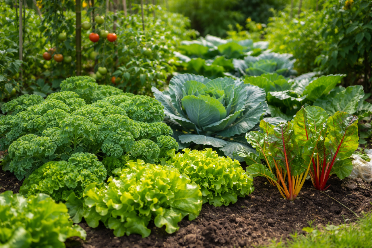 Stickstoffdünger ist besonders gut für Blattgemüse & Kohlarten