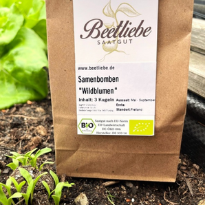 "Wildblumen" Samenbomben mit Bio Saatgut