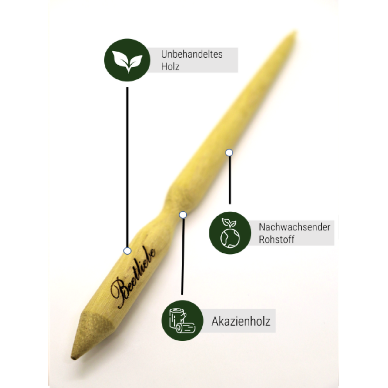 Pikierstab aus Holz