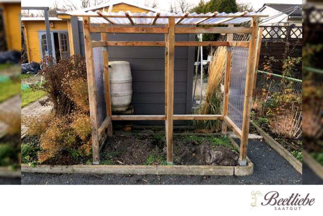 Bild von Selbstgebautes Tomatenhaus, für leckere Tomaten - 