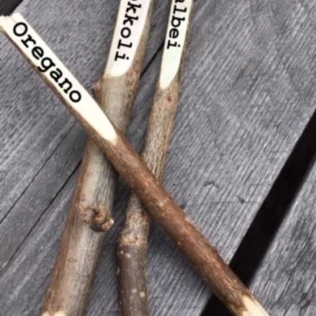 Pflanzenschilder zum Beschriften