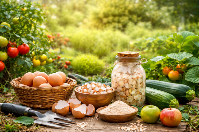 Bild von Calciumdünger selber machen: Hausmittel für Tomate