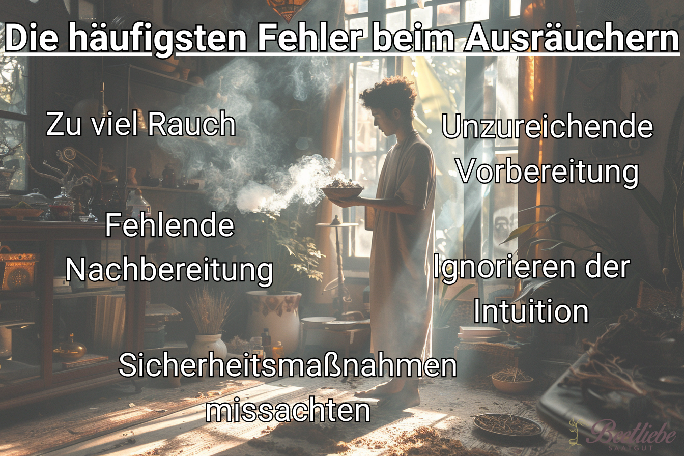 © Beetliebe | Die häufigsten Fehler beim Ausräuchern.