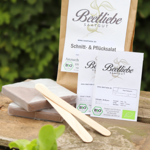 Anzucht-Set "Schnitt- & Pflücksalat" [26, 29]