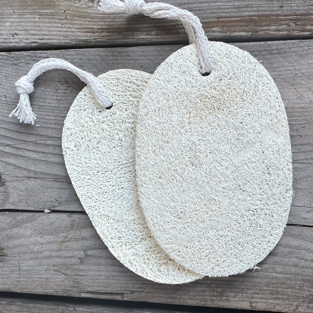 Luffa Schwamm Peeling Pad - plastikfreier Naturschwamm 1 Stck.